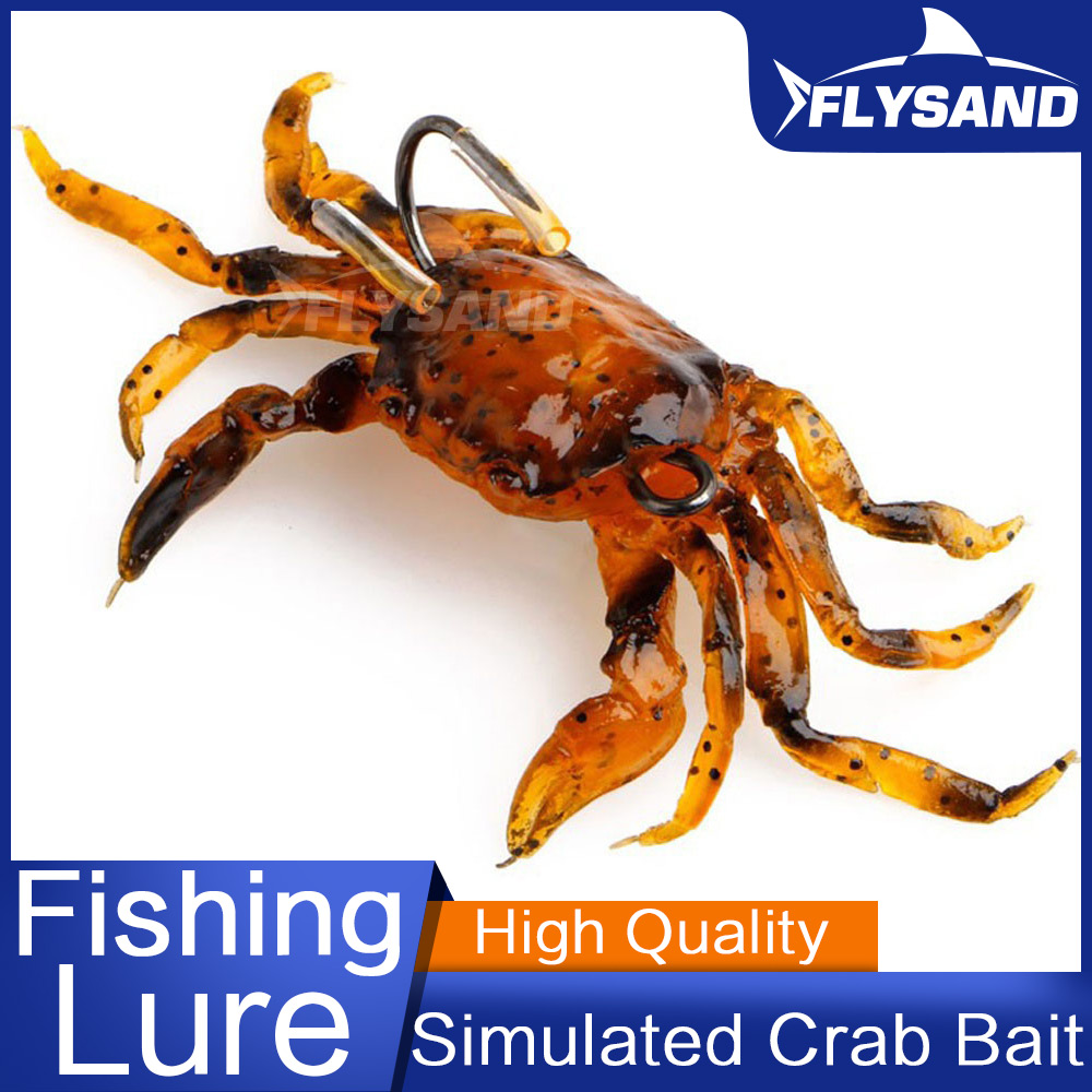 Soft Plastic Lure - FLYSAND Bionic Crab Silicone Soft Bait