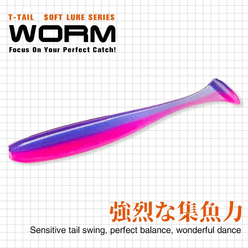 TSURINOYA NEW SIZE 100mm 120mm – Soft Plastic Lure recenzja i cena