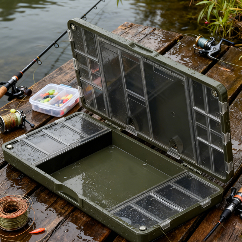 Large Capacity Hard PVC Tackle – Fishing Equipment Storage recenzja i cena