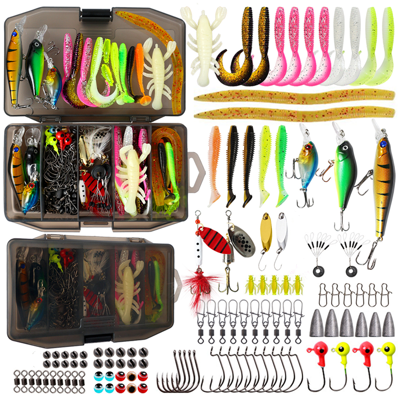 New 120PCS Fishing Lure Set So – Soft Plastic Lure recenzja i cena