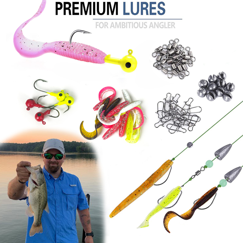 New 120PCS Fishing Lure Set So – Soft Plastic Lure recenzja i cena
