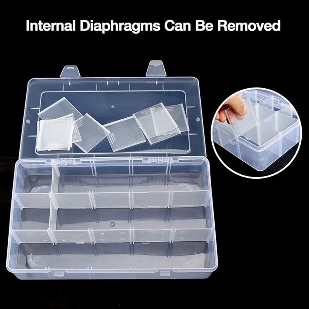 15-Grid Plastic Organizer Box  – Fishing Equipment Storage recenzja i cena