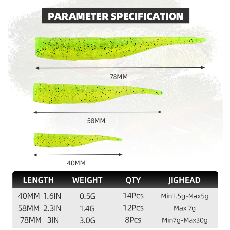 BLUX New Dart Worm Soft Bait 5 – Soft Plastic Lure recenzja i cena