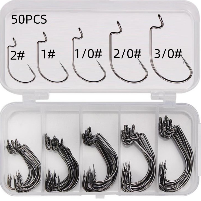 50Pcs/Box High Carbon Steel Fi – Fishing Equipment Storage recenzja i cena