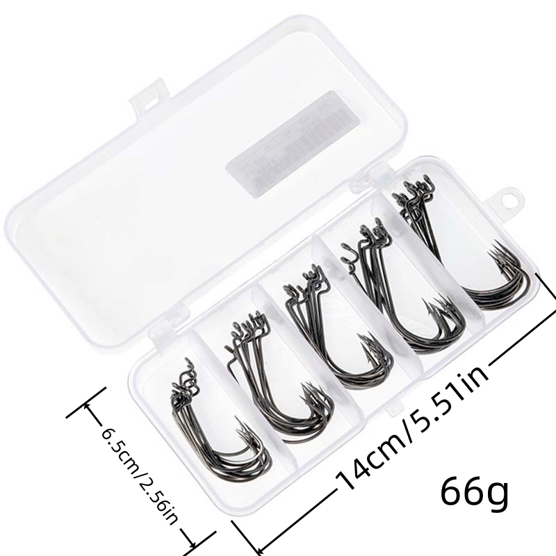 50Pcs/Box High Carbon Steel Fi – Fishing Equipment Storage recenzja i cena