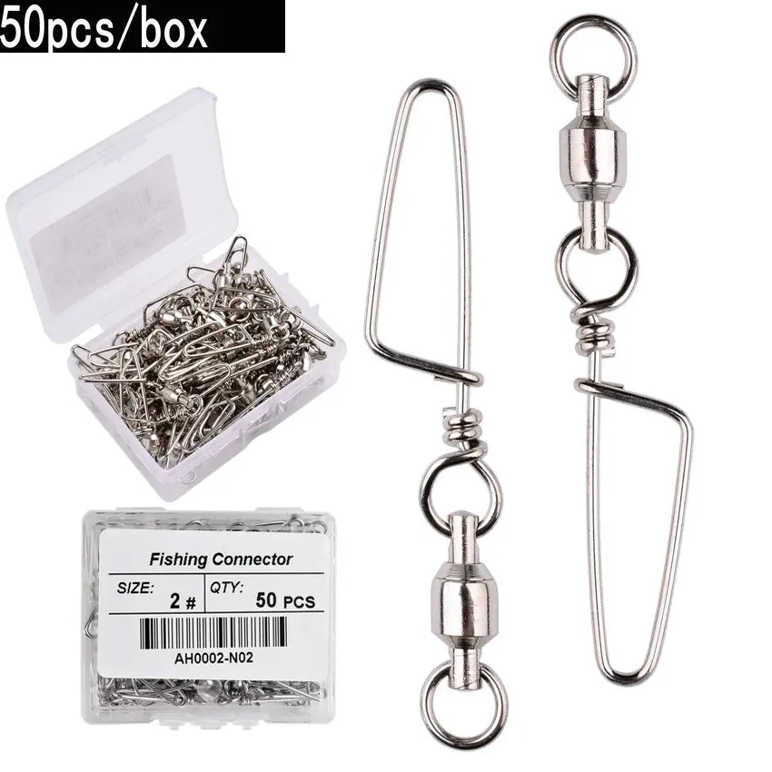 50pcs Fishing Ball Bearing Swi – Fishing Equipment Storage recenzja i cena