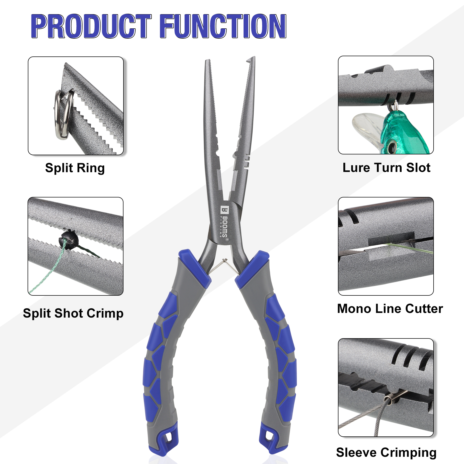 Booms Fishing 23cm Pliers and  – Fishing Equipment Target recenzja i cena