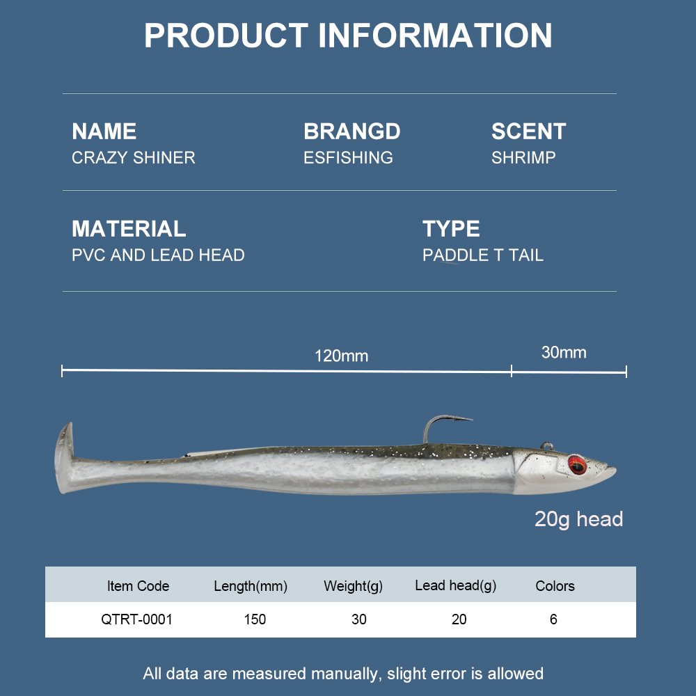 ESFISHING Soft Fishing Lures L – Soft Plastic Lure recenzja i cena