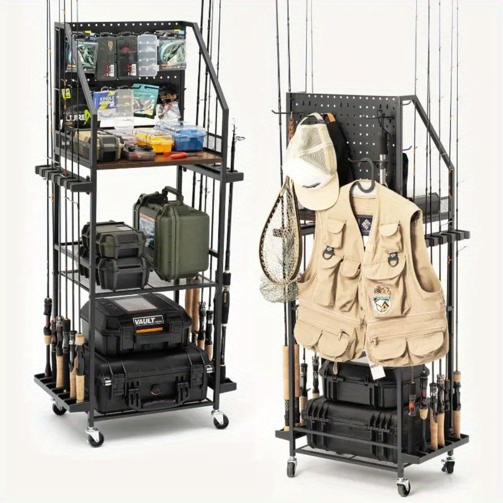 Fishing Rod Holders for Garage – Fishing Equipment Storage recenzja i cena