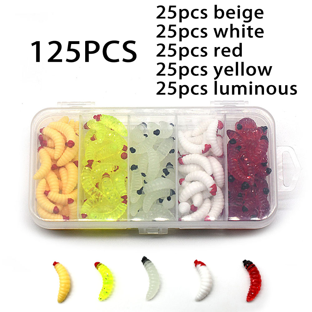 125Pcs Earthworm Fishing Bait  – Soft Plastic Lure recenzja i cena
