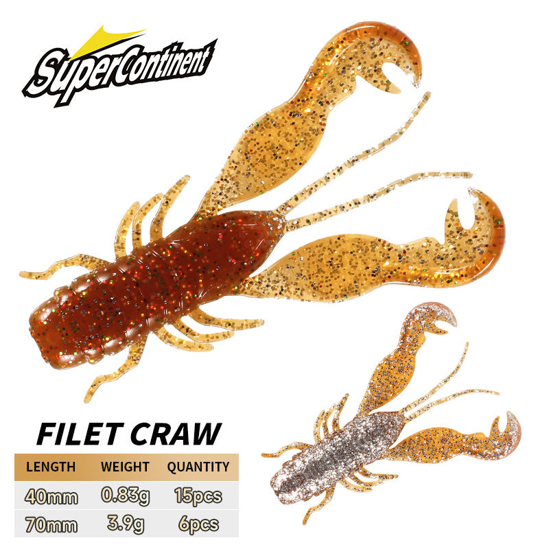 2023 Supercontinent Filet Craw – Soft Plastic Lure recenzja i cena