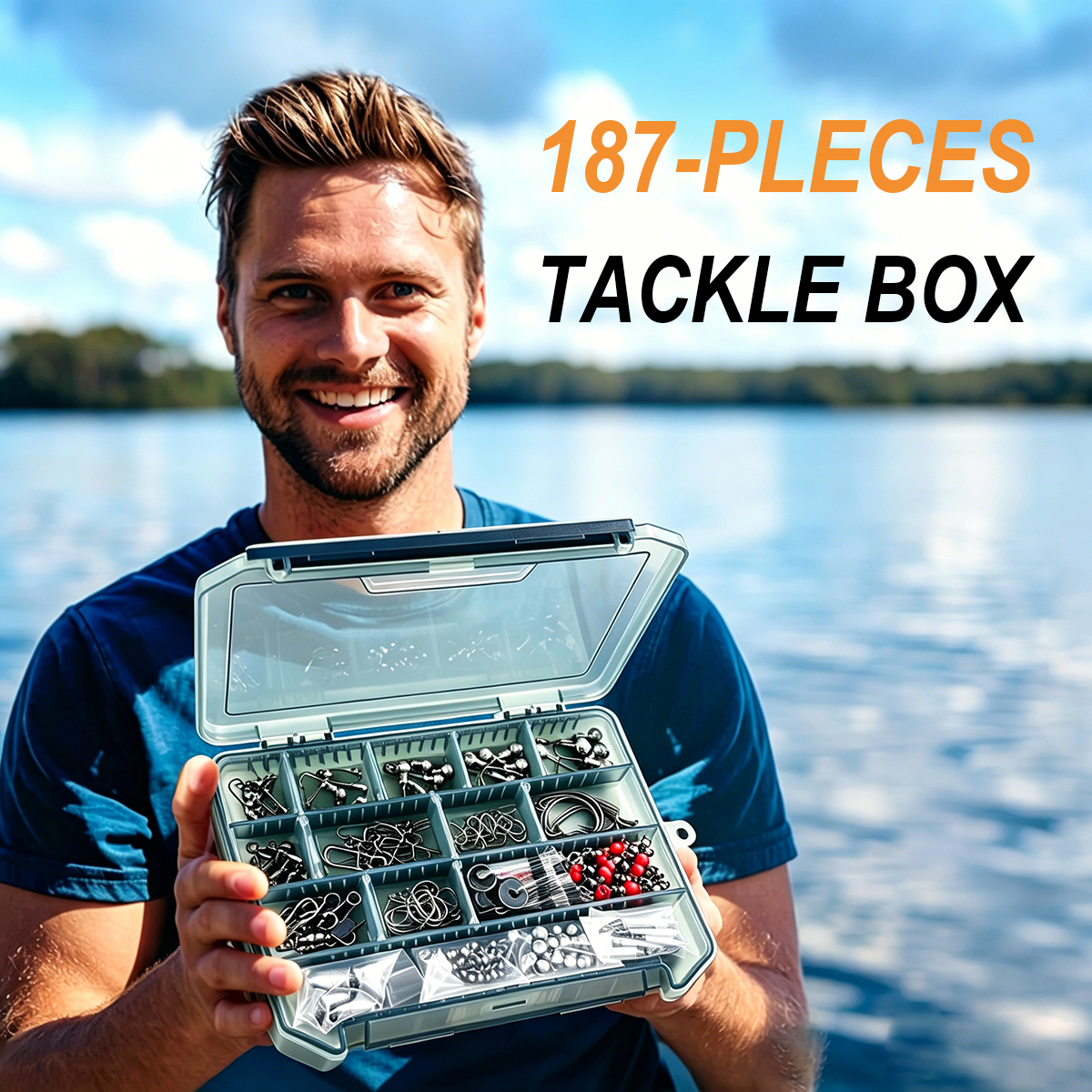 187pcs Fishing Accessories Kit – Fishing Equipment Storage recenzja i cena